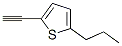 Thiophene, 2-ethynyl-5-propyl- (9CI) Structure