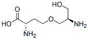 O-[(R)-2-Amino-3-hydroxypropyl]-L-homoserine Structure