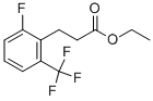 3-(2-FLUORO-6-TRIFLUOROMETHYL-PHENYL)-PROPIONICACID에틸에스테르 구조식 이미지