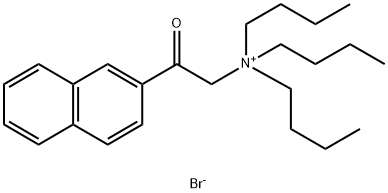 N-(2-[2-NAPHTHYL]-2-OXO-ETHYL)-N,N,N-TRIBUTYLAMMONIUM BROMIDE Structure