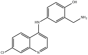 N-DESETHYL AMODIAQUINE Structure