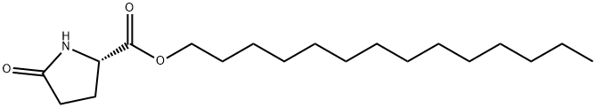 tetradecyl 5-oxo-L-prolinate Structure