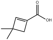 1-Cyclobutene-1-carboxylic acid, 3,3-dimethyl- (7CI,9CI) Structure
