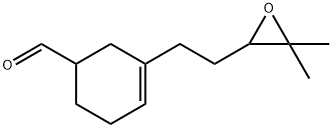 3-[2-(3,3-dimethyloxiranyl)ethyl]cyclohex-3-ene-1-carbaldehyde Structure