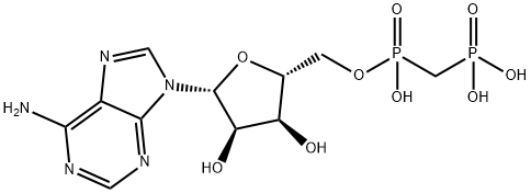 ALPHA,BETA-METHYLENEADENOSINE 5'-DIPHOSPHATE Structure