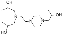 1-(2-(N,N-BIS-(2-HYDROXYPROPYL)-AMINO)-ETHYL)-4-(2-HYDROXYPROPYL)-PIPERAZINE� Structure