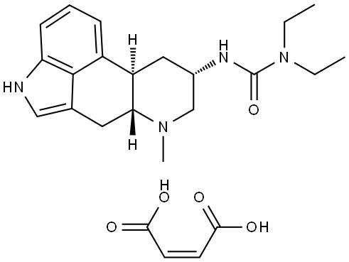 S-(-)-TERGURIDE MALEATE SALT Structure