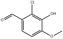 2-CHLORO-3-HYDROXY-4-METHOXYBENZALDEHYDE 구조식 이미지