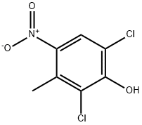 2,6-dichloro-4-nitro-m-cresol Structure