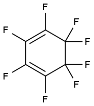 1,2,3,4,5,5,6,6-옥타플루오로-1,3-사이클로헥사디엔 구조식 이미지