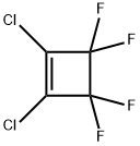 1,2-DICHLOROTETRAFLUOROCYCLOBUT-1-ENE Structure