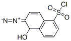 2-Diazo-1-naphthol-5-sulfonyl chloride  Structure