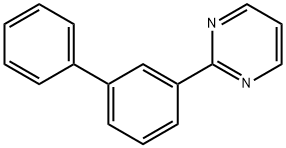 Pyrimidine, 2-[1,1-biphenyl]-3-yl- (9CI) Structure