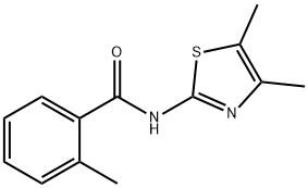 Benzamide, N-(4,5-dimethyl-2-thiazolyl)-2-methyl- (9CI) Structure