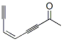 5-Octene-3,7-diyn-2-one, (5Z)- (9CI) Structure