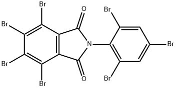 4,5,6,7-Tetrabromo-2-(2,4,6-tribromophenyl)-1H-isoindole-1,3(2H)-dione 구조식 이미지