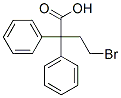4-Bromo-2,2-diphenylbutyric acid 구조식 이미지
