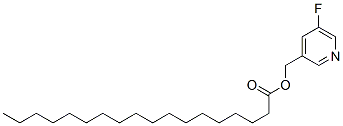 (5-fluoropyridin-3-yl)methyl octadecanoate Structure