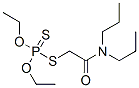 2-diethoxyphosphinothioylsulfanyl-N,N-dipropyl-acetamide Structure