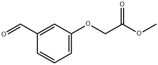 methyl (3-formylphenoxy)acetate Structure