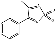 3-METHYL-4-PHENYL-1,2,5-THIADIAZOLE-1,1-DIOXIDE Structure