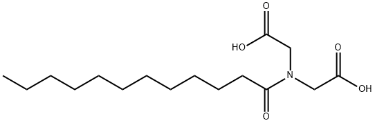 N-Carboxymethyl-N-(1-oxododecyl)glycine Structure