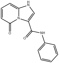 Imidazo[1,2-a]pyridine-3-carboxamide, 1,5-dihydro-5-oxo-N-phenyl- (9CI) 구조식 이미지