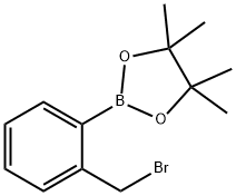 (2-브로모메틸페닐)보론산,피나콜에스테르 구조식 이미지