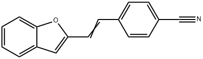 4-[2-(2-benzofuryl)vinyl]benzonitrile Structure