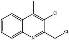 3-클로로-2-(클로로메틸)-4-메틸퀴놀린염화물 구조식 이미지