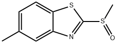 벤조티아졸,5-메틸-2-(메틸설피닐)-(7Cl,8Cl) 구조식 이미지