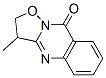 2,3-dihydro-3-methyl-9H-isoxazolo[3,2-b]quinazolin-9-one 구조식 이미지