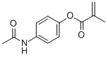 2-Propenoic acid, 2-methyl-, 4-(acetylamino)phenyl ester Structure