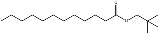 Dodecanoic acid, 2,2-diMethylpropyl ester Structure