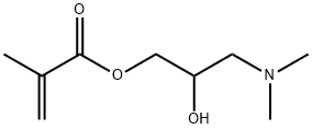 Methacrylic acid 3-dimethylamino-2-hydroxypropyl ester Structure