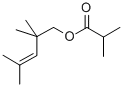 2,2,4-TRIMETHYLPENTENYLMONOISOBUTYRATE Structure