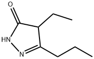 3H-Pyrazol-3-one,  4-ethyl-2,4-dihydro-5-propyl- 구조식 이미지