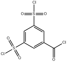 3,5-bis(chlorosulphonyl)benzoyl chloride Structure