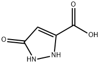 2,5-디히드로-5-옥소-1H-피라졸-3-카르복실산 구조식 이미지
