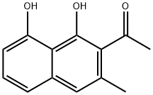 1-(1,8-dihydroxy-3-methyl-naphthalen-2-yl)ethanone 구조식 이미지