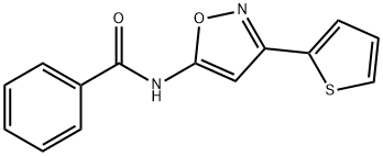 N-(3-thiophen-2-yloxazol-5-yl)benzamide Structure