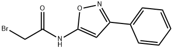 2-브로모-N-(3-페닐-5-이속사졸릴)아세트아미드 구조식 이미지
