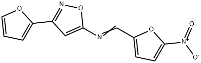 3-(2-Furanyl)-N-((5-nitro-2-furanyl)methylene)-5-isoxazolamine Structure
