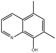 5,7-Dimethyl-8-hydroxyquinoline 구조식 이미지