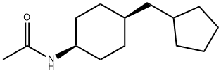 N-ACETYL-4-CYCLOPENTYLMETHYLCYCLOHEXYLAMINE Structure