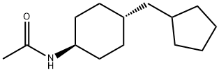 N-ACETYL-4-CYCLOPENTYLMETHYLCYCLOHEXYLAMINE 구조식 이미지