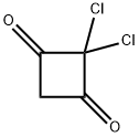 1,3-Cyclobutanedione,  2,2-dichloro- Structure