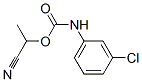 1-cyanoethyl N-(3-chlorophenyl)carbamate Structure