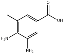 3,4-DIAMINO-5-METHYLBENZOIC ACID Structure