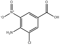 4-AMino-3-chloro-5-nitrobenzoic acid Structure